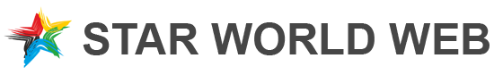 Star World Web Logo Dark